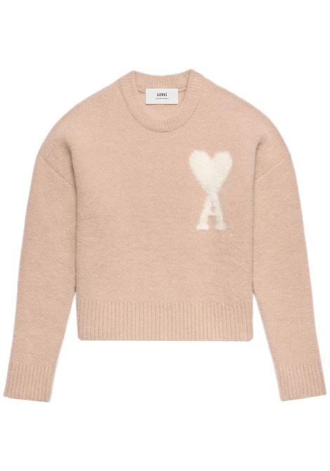 Maglione Ami de Coeur in rosa Ami paris - unisex